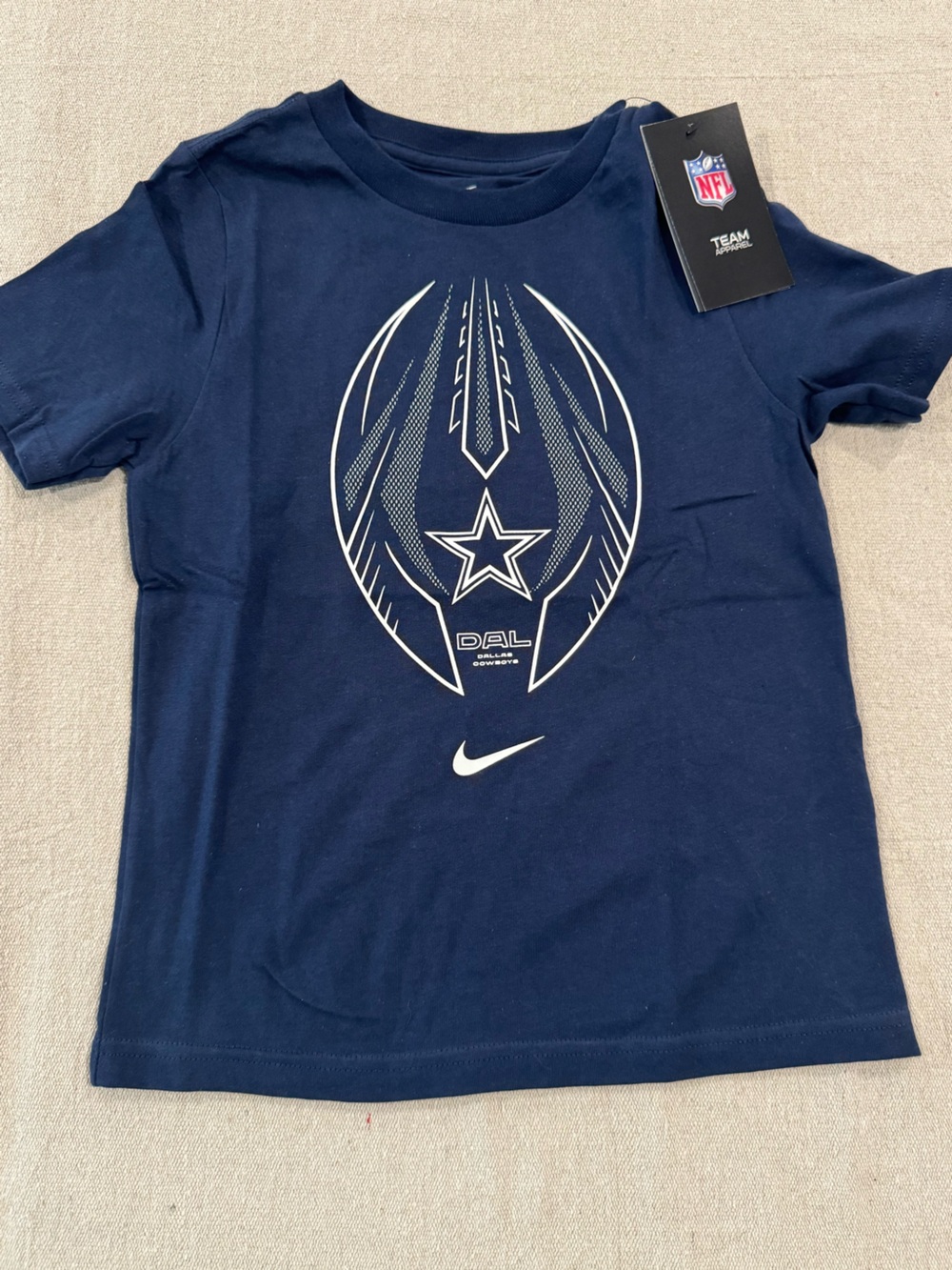 Nike Men’s Navy Graphic Dallas Cowboys Short Sleeve Tee